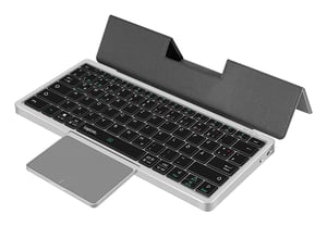 LogiLink ID0214 tangentbord Hem/Kontor Bluetooth QWERTZ Tyska Grå