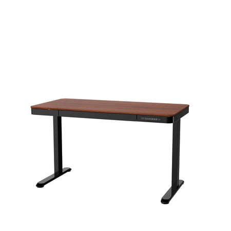 Activejet Biurko z elektryczną regulacją wysokości 120x60 ET119S czarny/orzech