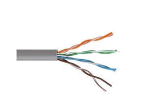 Maclean MCTV-578 Network Cable, Gray, 50 m, Cat5e U/UTP (UTP)