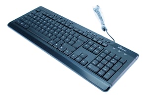 MediaRange MROS102 tangentbord, universellt USB QWERTZ, tyskt, svart