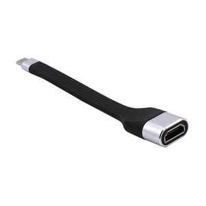 i-tec C31FLATHDMI60HZ Kabeladapter 0,11 m USB Typ C – HDMI Schwarz, Silber