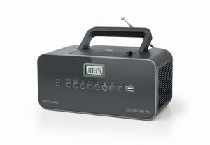 Muse M-28 DG CD-Player, schwarz, tragbarer CD-Player