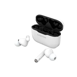 Canyon CNE-CBTHS3W Kopfhörer/Headset, kabellos, In-Ear, Telefonie/Musik, USB Type-C, Bluetooth, Weiß