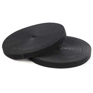 StarTech HKLP25 Velcro Cable Tie, Nylon, Black, 1 pc.