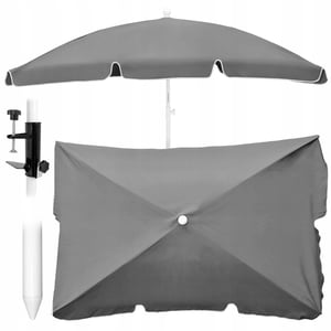 Extralink BLACK FOREST PARASOL OGRODOWY SKLADANY 2M SZARY L-0725S