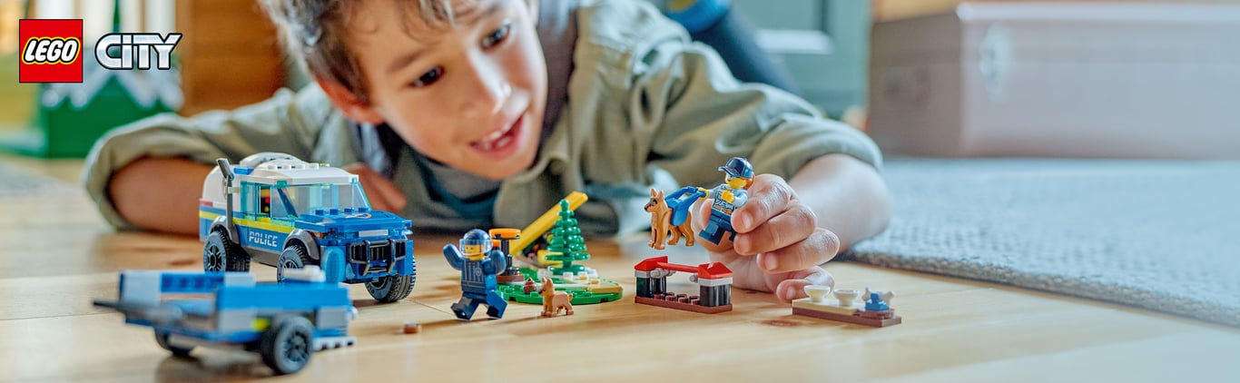 LEGO City Szkolenie psów policyjnych w terenie