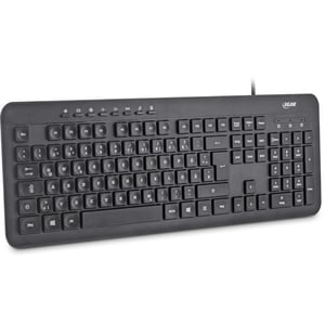 InLine 55369A klawiatura Dom USB QWERTZ Niemiecki Czarny