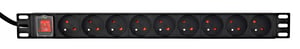Gembird *Rack power strip PDU 9xFR 1U 16A F