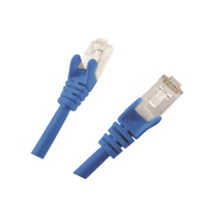 M-Cab 0.5m S-FTP Cat6 Network Cable, Blue, 0.5 m S/FTP (S-STP)