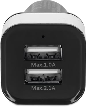 TechniSat CarCharger Dual USB CE Uniwersalne Czarny Zapalniczka Automatyczna