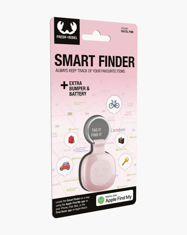 Fresh 'n Rebel 6SFT1PP lokalizator GPS Uniwersalne Wyszukiwarka Różowy