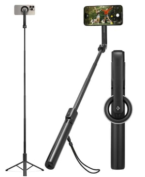 Spigen S580W Selfie Stick for Smartphones, Black