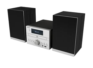 Thomson MIC122BT domowe urządzenie audio System micro domowego audio 50 W Czarny, Srebrny