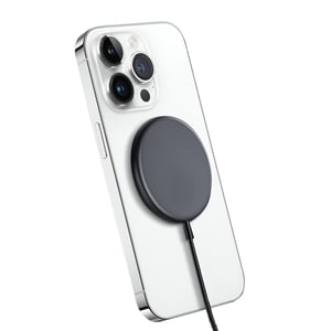 Crong MagSpot Smartfon Czarny DC Bezprzewodowe ładowanie Szybkie ładowanie Automatyczna, Wewnętrzna