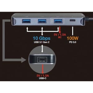 ROLINE 14.02.5048-10 USB 3.2 Gen 2 (3.1 Gen 2) Typ C 10000 Mbit/s Grau
