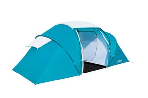 Bestway 68093 tält för 4 personer. Blått, vitt kupoltält / iglootält