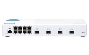 QNAP QSW-M408S Managed L2 Gigabit Ethernet (10/100/1000) Network Switch, White