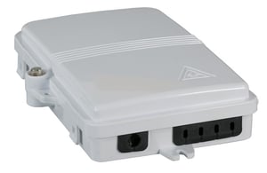 EFB Elektronik FTTH-BOX-OUT-3 adapter światłowodowy LC/SC 1 szt. Szary