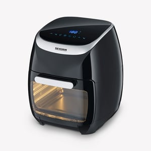 Severin FR2446 Single 11 L Standalone 2000 W Hot Air Fryer Black, Silver