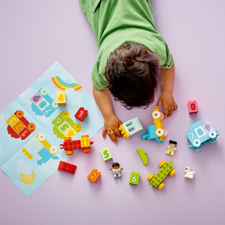 LEGO DUPLO Pociąg z cyferkami — nauka liczenia