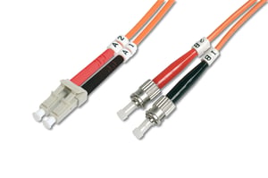 Digitus Multimode-Glasfaser-Patchkabel, LC / ST