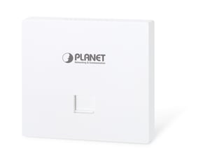 PLANET Wi-Fi 7 3600 Mbit/s 802.11be Dualband-WLAN-Access-Point für die Unterputzmontage, ein 1 G/2,5 Gbit/s 802.3at PoE+ WAN/LAN, weiß, PoE-Unterstützung