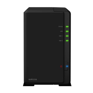 Synology NVR1218 Netzwerk-Videorekorder (NVR) Schwarz