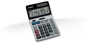 Canon KS-1220TSG Desktop Calculator: Black, Blue, Red, Silver