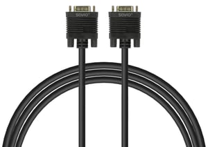 Savio Cl-202 kabel VGA 1,8 m VGA (D-Sub) Schwarz