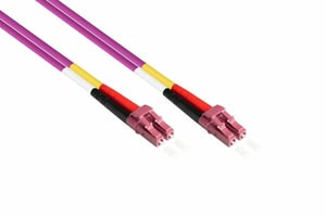 Kabelmeister LDM4-LC-020 InfiniBand/Fiber Optic Cable, 2 m, LC/UPC, Purple