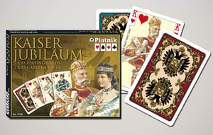 Piatnik Kaiser Jubiläum Playing Cards, 55-piece set