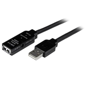 StarTech USB2AAEXT5M USB-kabel USB 2.0 5 m USB A Svart