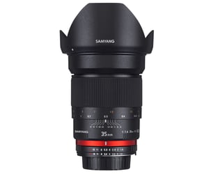 Samyang 35mm F1.4 AS UMC, Canon SLR Wide-Angle Lens, Black
