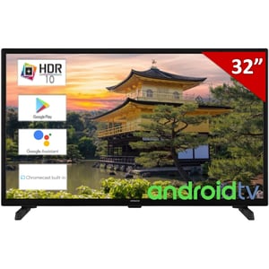 Hitachi 32HAE2351 81.3 cm (32") HD Smart TV with Wi-Fi, Black, 300 cd/m²