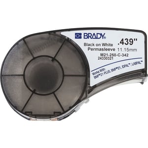 Brady M21-250-C-342 etiketter för tryckning Svart, Vit