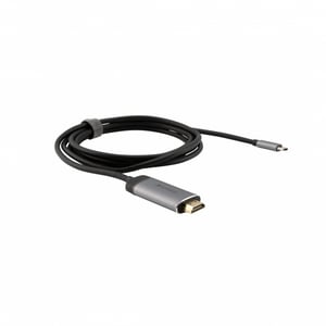Verbatim 49144 kabeladapter 1,5 m USB Type-C till HDMI, svart, silver