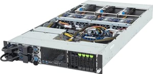 GIGABYTE XV24-SX0-AAJ1 LGA 4710 Rack (2U) Czarny, Stal