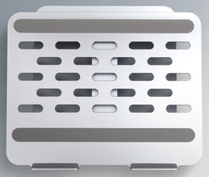 Axagon STND-LQ Laptop-Ständer Halterung für Notebooks und Tablets Grau 43,9 cm (17,3")