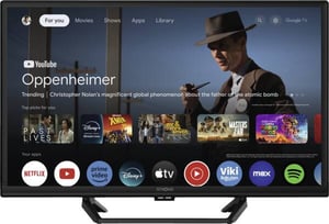 Strong HD LED-TV DVB-T2/C/S2-mottagare SRT24HG4723C 61 cm (24") Smart TV Wi-Fi Svart 160 cd/m²