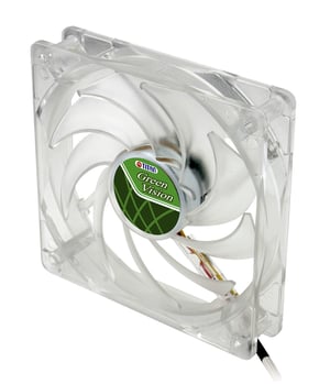 Titan TFD-12025GT12Z/V2(RB) kylsystem för datorer Datorchassi 12 cm fläkt