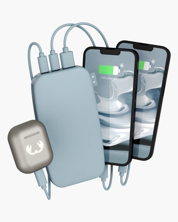 фото Зовнішній акумулятор (павербанк) Fresh n Rebel Powerbank 20W 18000 mAh Blue (2PB18100DB)