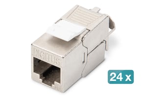 Digitus Keystone-modul CAT 6A, skärmad, verktygsfri monteringsanslutning
