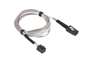 Supermicro CBL-SAST-0507-01 SAS-Kabel 0,8 m Schwarz, Grau, Rot