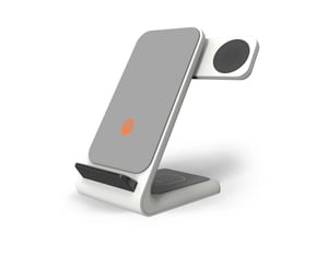 STM ChargeTree Swing Kopfhörer-Set, Smartphone, Smartwatch Weiß USB Kabelloses Laden Intern