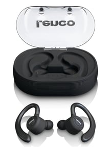 Lenco EPB-460BK Kopfhörer/Headset True Wireless Stereo (TWS) On-Ear-Sport-Kopfhörer Micro-USB Bluetooth Schwarz