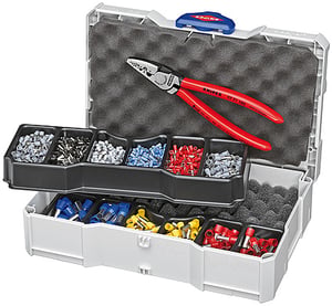 Knipex 97 90 06 kabelpress Verktyg för kabelsvetsning Röd