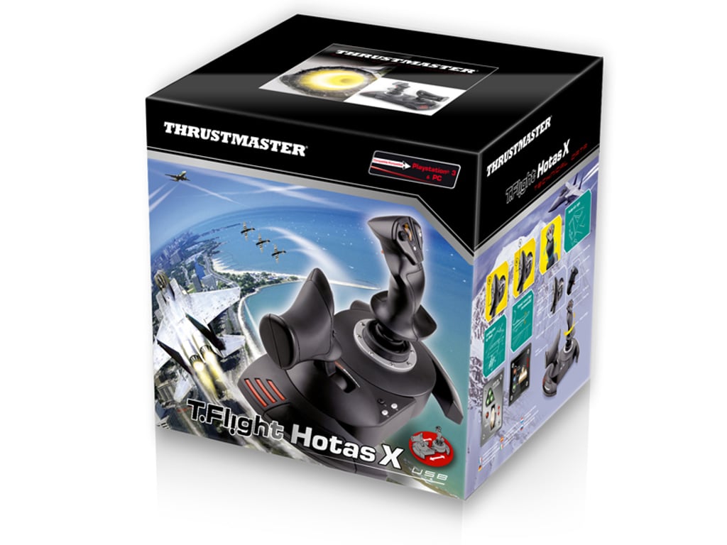 Thrustmaster T-Flight Hotas X Czarny Joystick PC, Playstation 3