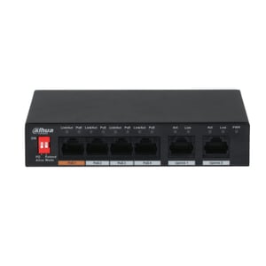 Dahua Technology PFS3006-4ET-60 Icke-hanterad L2 Fast Ethernet (10/100) PoE-stöd Svart