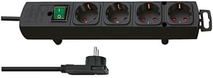 Brennenstuhl 1153100100 grenuttag 2 m 4 x nätuttag, invändig, svart