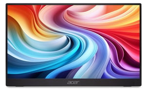 Acer PM161QB1bmiuux Portable Monitor, Black, 39.6 cm (15.6"), 1920 x 1080 px